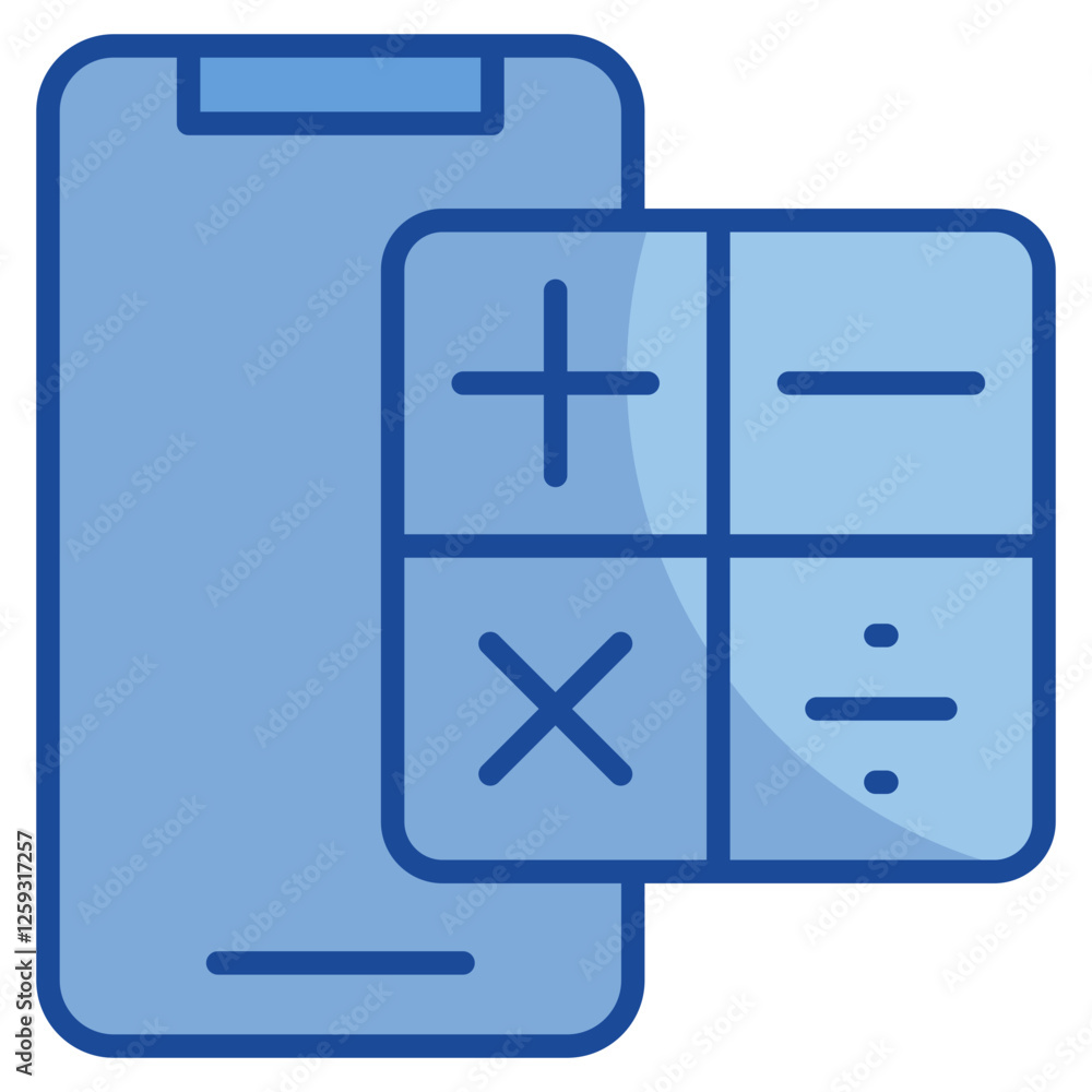 Poster mathematics icon element for design