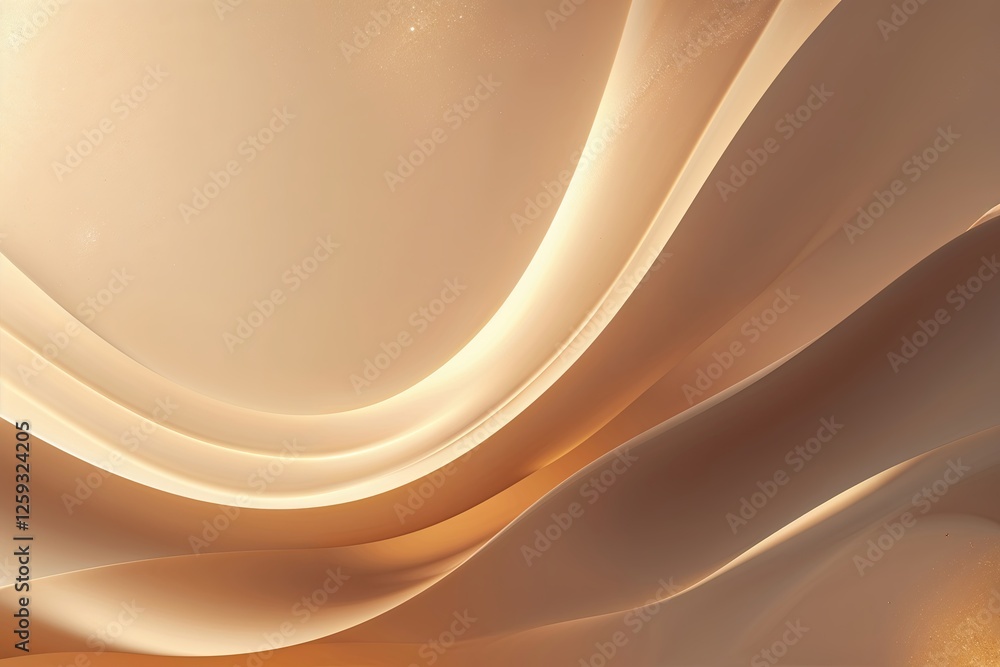 Aufkleber warm beige gradient background with soft texture and gentle light effect