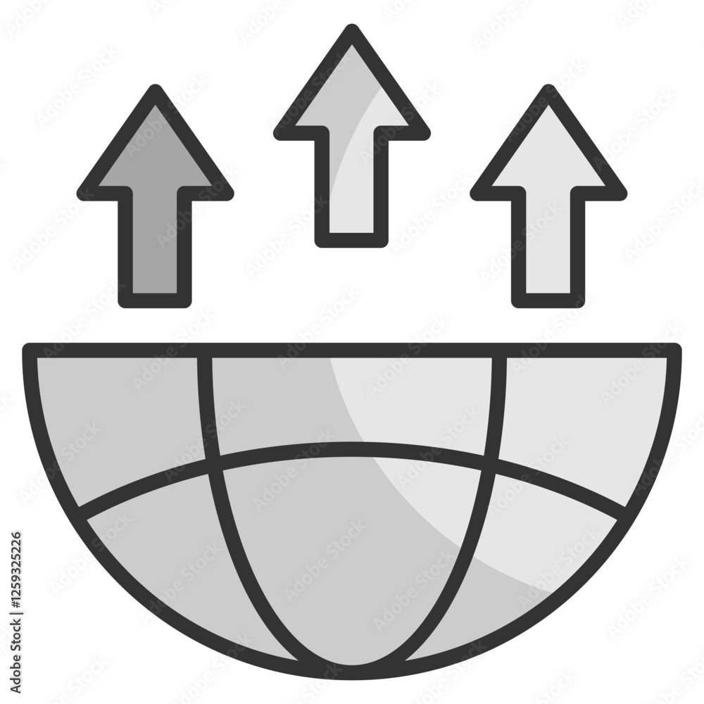 Poster optimization icon element for design