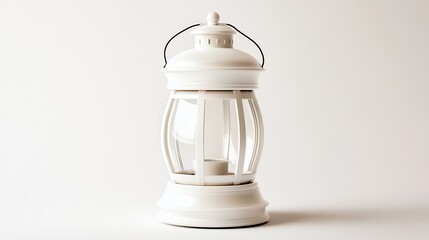 Elegant White Lantern for Home Decor, Lighting, and Events