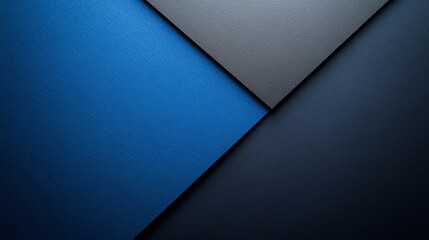 Abstract minimalist wallpaper with asymmetrical elements, ideal for banner templates with Blue background and ample copy space. Perfect for modern design projects and creative layouts.