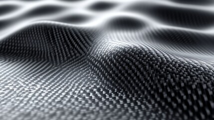 Abstract Carbon Fiber Weave Texture Background