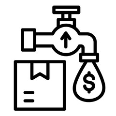 Trading Liquidity Icon