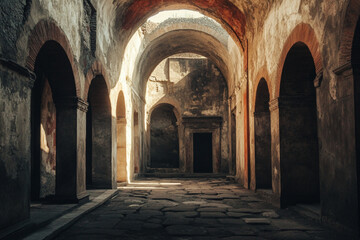 Fototapeta premium There is a bowl of broccoli sitting on a table