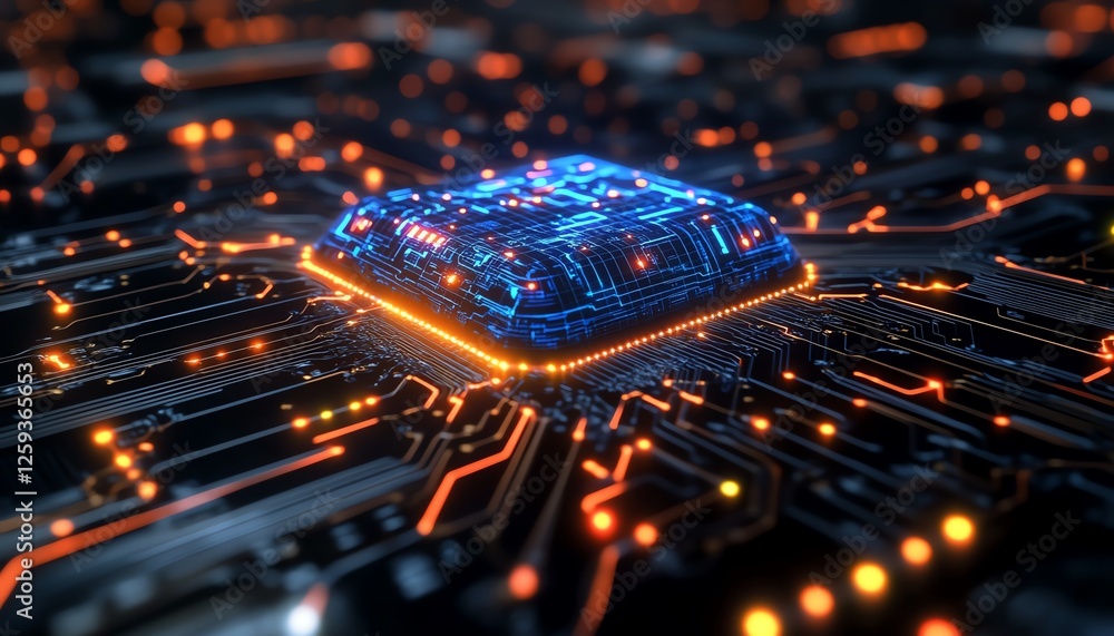 Aufkleber artificial intelligence creating an impenetrable digital defense system, safeguarding business netwo