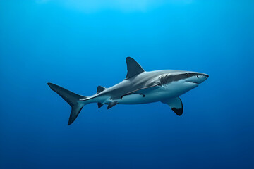 Naklejka premium great white shark