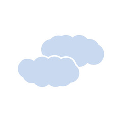 cloud logo icon illustration flat