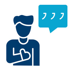 Obraz premium Body Language Icon