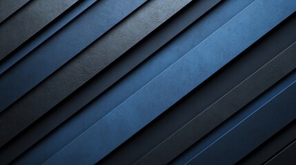 Obraz premium Minimalist diagonal lines wallpaper on a Blue background. Banner template with white space for text, ideal for modern and professional design purposes.