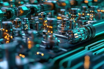 Artificial intelligence learning through structured visual nodes, optimizing smart information transfer.