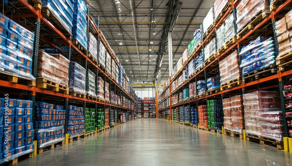 Aufkleber retail warehouse utilizes advanced analytics for automated operations.
