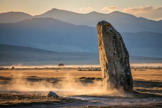 Eroding Peneplain: A Conceptual Landscape Photography Study of Geological Time