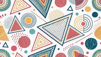 Obraz premium Abstract Geometric Shapes, Modern Design, Advertising Background, Geometric Pattern, Colorful Shapes, Creative Design, Marketing, Branding, Business, Graphic Design