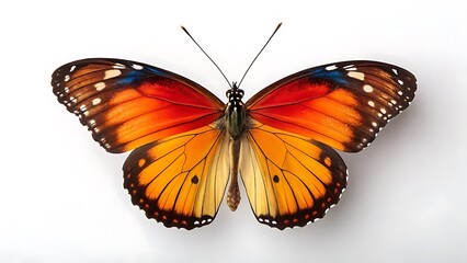 Fototapeta premium butterfly on a white background