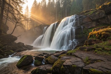 Long Exposure Photography: Mystical Waterfall Generator, Nature's Light Trails