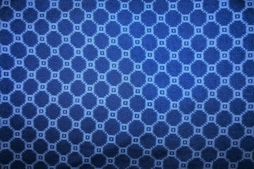 hexagon pattern background and gradient blue color fabric texture on full screen