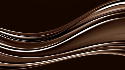Chocolate waves abstract background