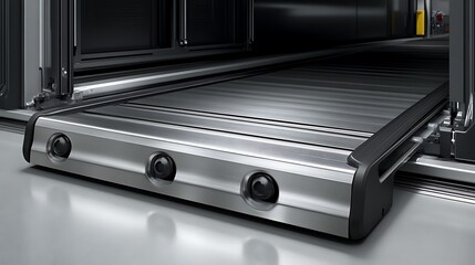 Fototapeta premium Advanced Automated Conveyor System with Sensors