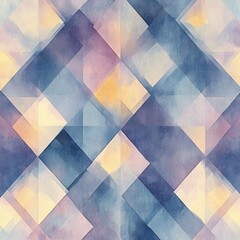 Abstract geometric pattern in soft pastel colors with texture