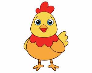 A cute chicken