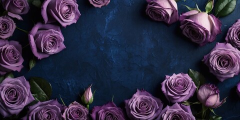 Purple roses on a siphon