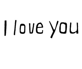 Cute hearts hand drawn illustration 