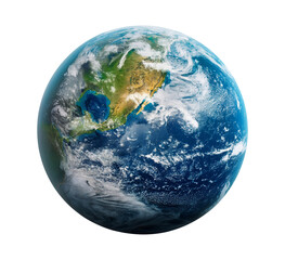 A planet isolated on transparent background