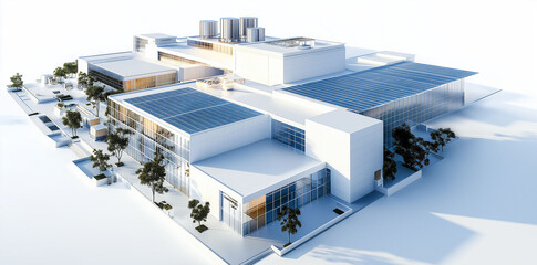 Solar rooftop installation capacity. Large-scale commercial solar panel installation on rooftops.