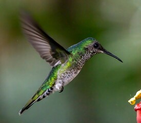hummingbird in flight