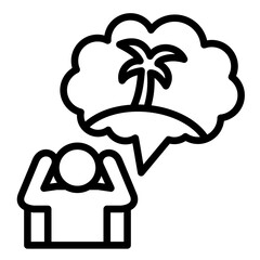 Mind Wandering Icon