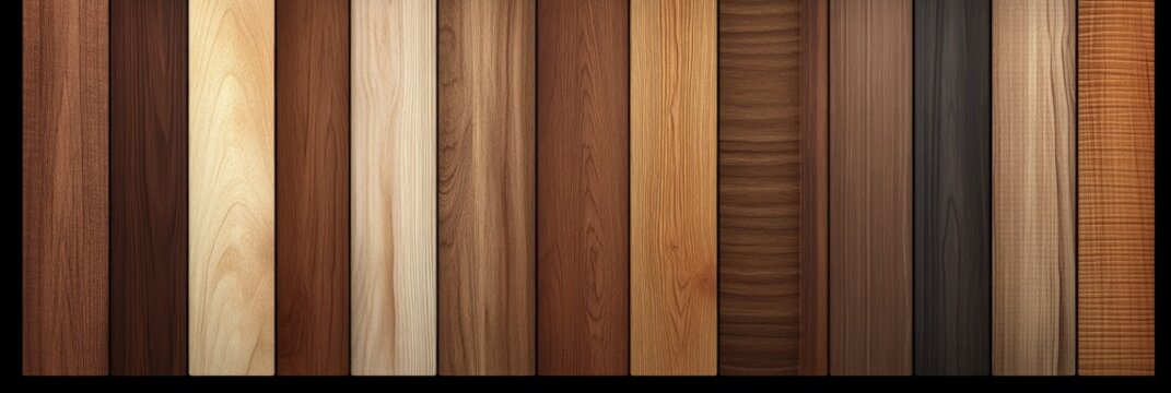 Collection of Diverse Wood Textures: A Visual Guide to Wood Grains and Tones