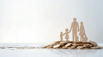 Family financial planning conversation, cozy office ambiance, supportive environment, focus on retirement savings strategies, collaborative dialogue