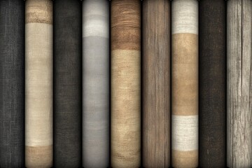 Collection of Diverse Textures: Wood, Fabric, and Paper