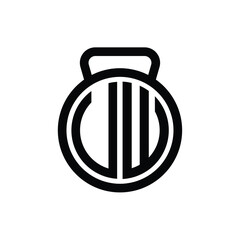 UW monogram logo design letter text name symbol monochrome logotype alphabet character simple logo