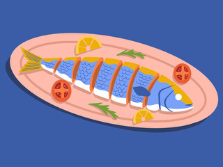 seafood illustration