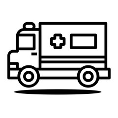 ambulance Line Icon
