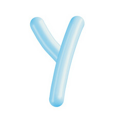 3d alphabet Y