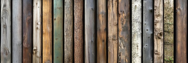 Rustic Wooden Texture: A Collection of Varied Wood Panels