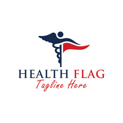 medical practice flag logo