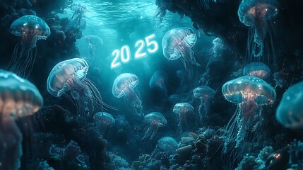 Fototapeta premium A bioluminescent 