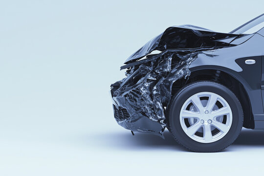 Car crash vehicle aftermath shows sobering reminder of dangers