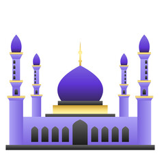 Islamic Mosque Landscape Illustration