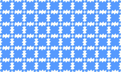 Spike block, Seamless Background texture in geometric ornamental style, two tone blue block square checkerboard repeat pattern, replete image, design for fabric printing, star grid cross