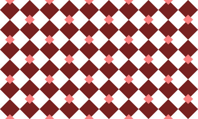 Pink two tone pink and red diamond strip repeat pattern, replete image, block design for fabric printing