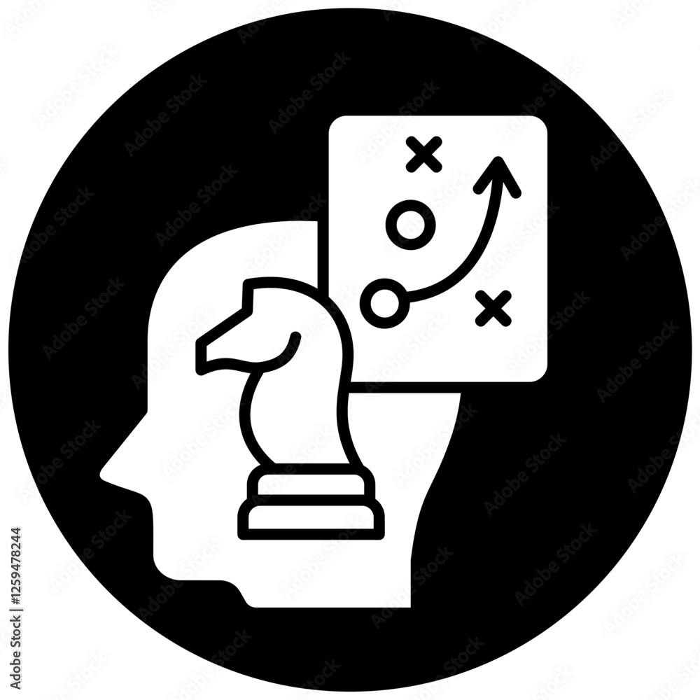 Poster Strategic Thinking Icon