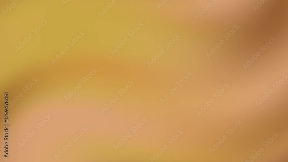 Poster bright orange and yellow hues blend in an abstract design with light textures and subtle circular pa