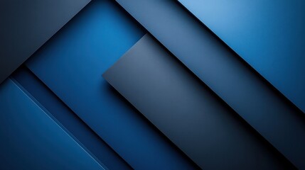 Clean Lines on Blue Background for Design, Banner Template, Minimalist Abstract Wallpaper with Copy Space, Simple Geometric Modern Wallpaper for Text Placement and Creative Use