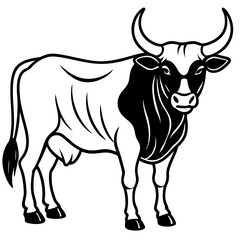 Cow Vector Illustration For High-Quality Farm Animal Graphics & Clipart