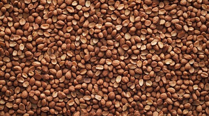 Portion of peanuts, background image, top view, close-up shot