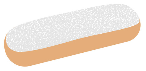 Illustration of Coconut Eclair